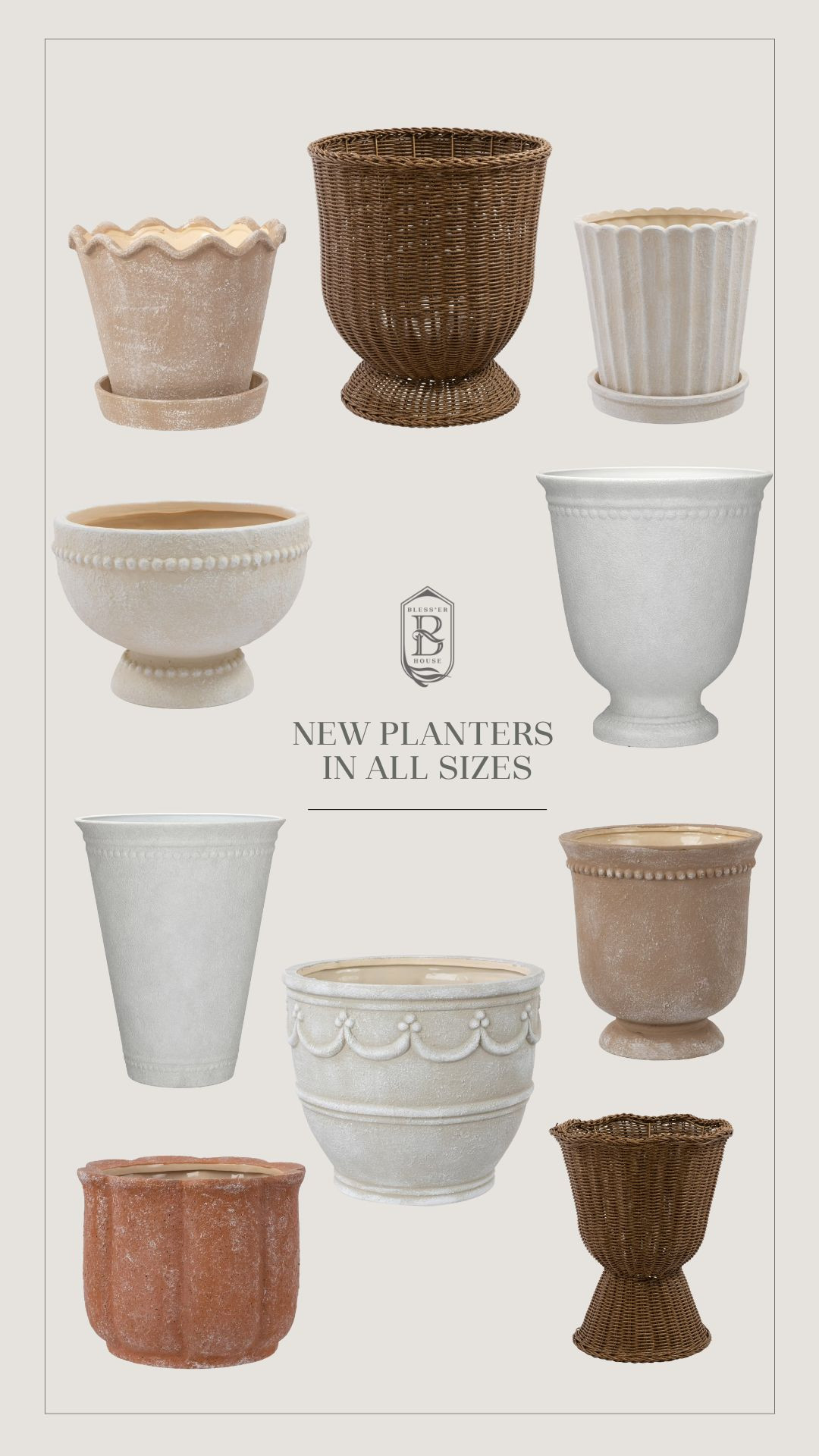 New affordable planters!


My Texas House, Walmart 

Vintage+Planters Neutral+Planters Indoor+Planters Outdoor+Planters Ceramic+Planters Rattan+Planters Woven+Planters Stoneware+Planters Antique+Style+Planters Farmhouse+Planters Terracotta+Planters Decorative+Planters Minimal+Planter+Aesthetic Planter+Decor+Inspo Timeless+Planter+Design Classic+Modern 

 #LTKSeasonal #LTKHome