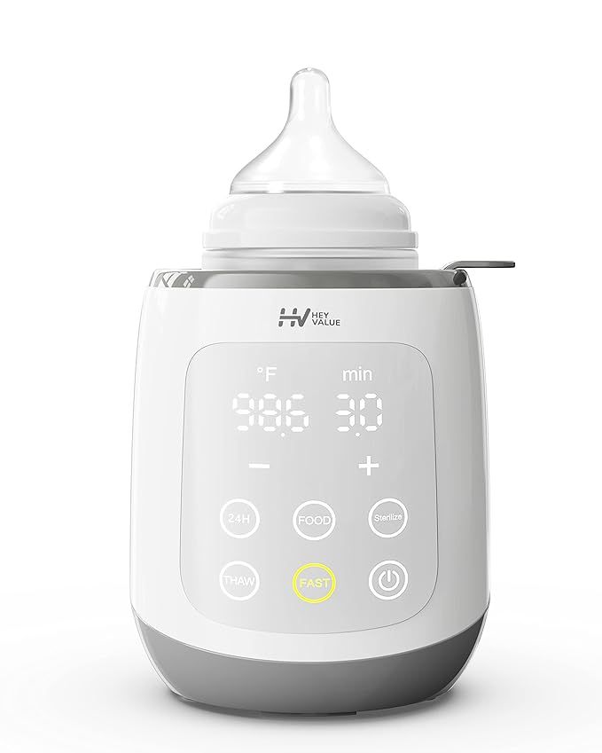 HEYVALUE Bottle Warmer, Baby Bottle Warmer 10-in-1 Fast Baby Food Heater&Thaw BPA-Free Milk Warme... | Amazon (US)