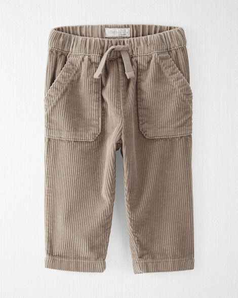 Baby Organic Cotton Corduroy Drawstring Pants | Carter's Inc