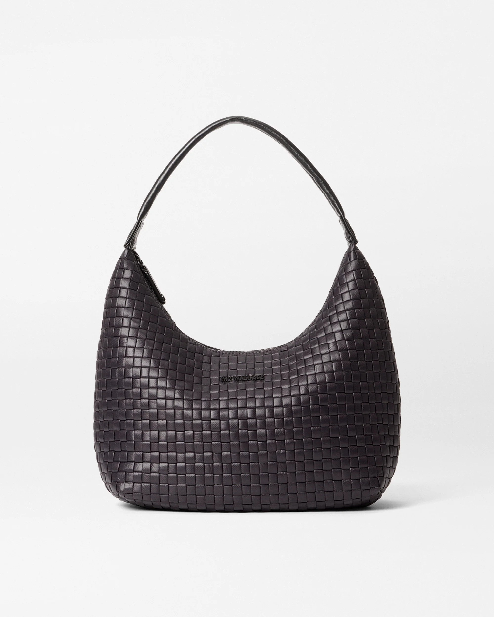 Black Medium Woven Shoulder | MZ Wallace