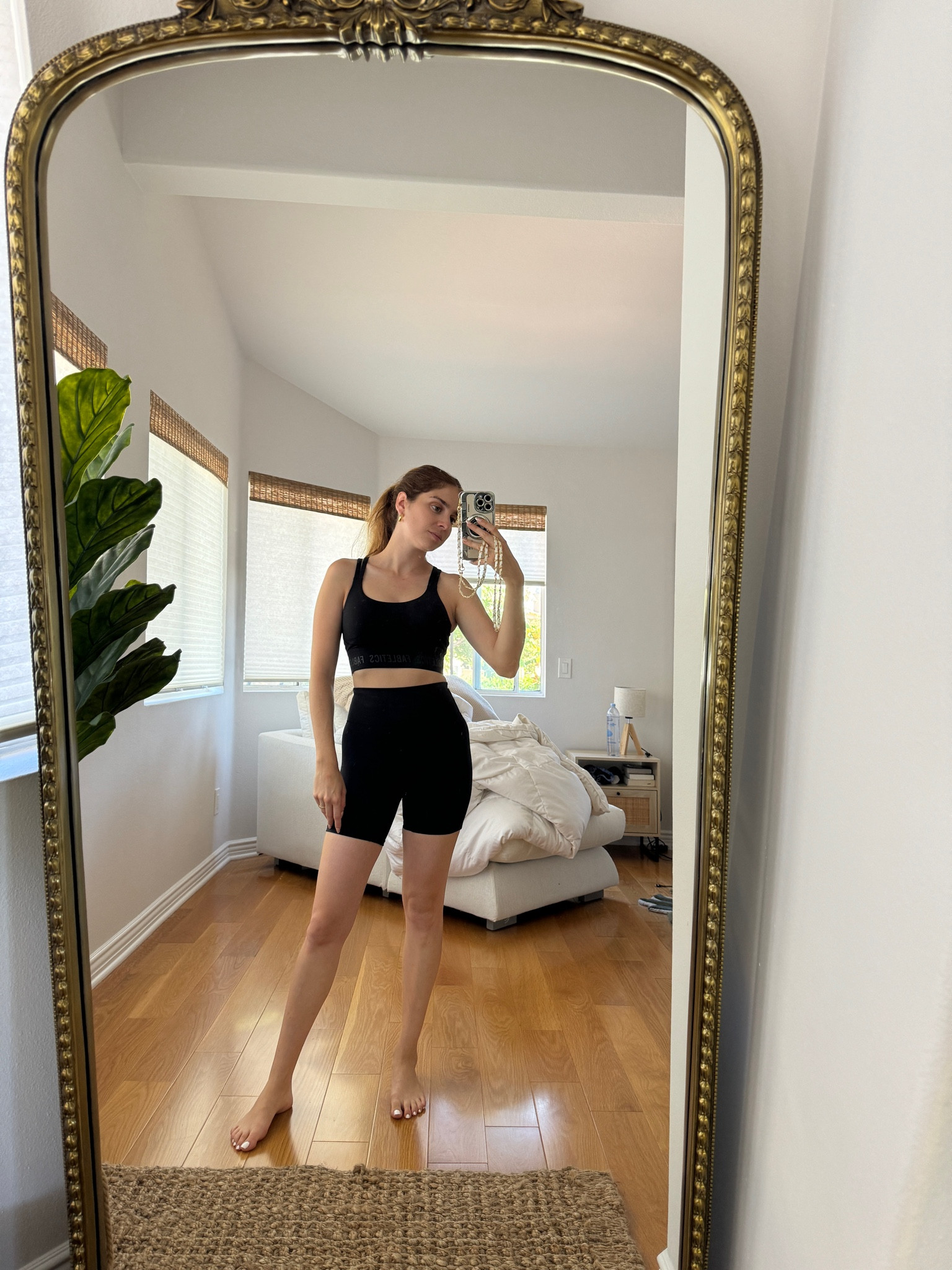 Classic black workout set from Fabletics. Wearing XS in top and bottom. 

#LTKStyleTip #LTKActive #LTKFindsUnder100