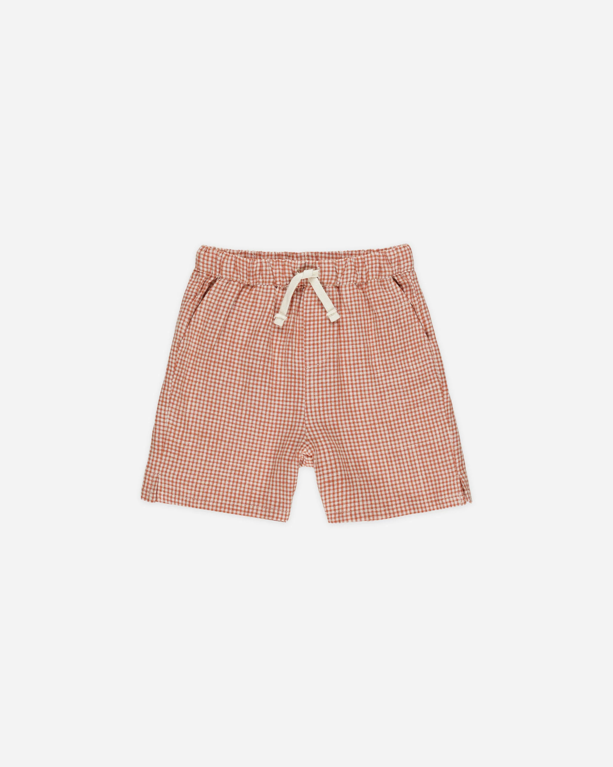 Perry Short || Poppy Gingham | Rylee + Cru
