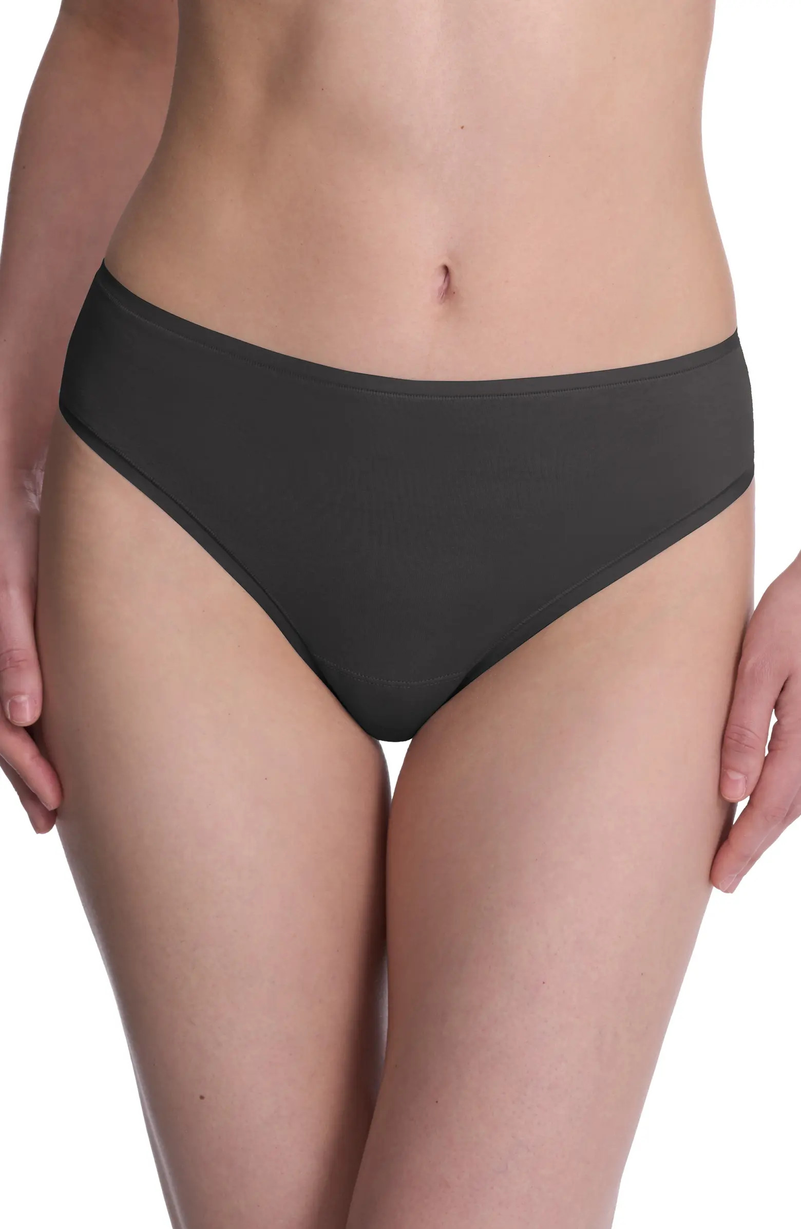 Natori Bliss Bare Stretch Cotton Thong | Nordstrom | Nordstrom