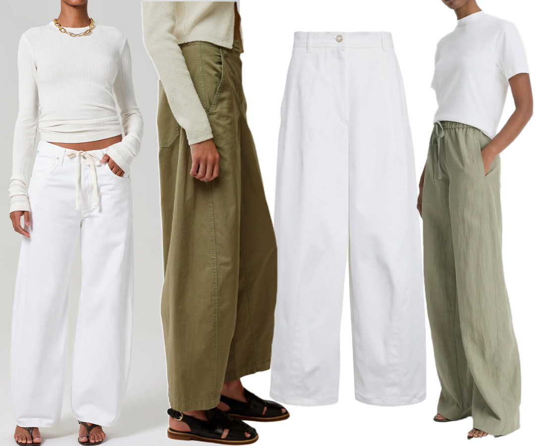 NEW CASUAL PANTS FOR SPRING TRAVEL: 

Looking specifically at two categories - cropped styles with volume and a loose drawstring waist shape. These two silhouettes will add an element to my travel basics that could use updating. For a cropped style, I want something that sits on the waist to wear with tucked in shirts or layered with a short sweater. I just ordered the Free People Rylee in green and these from Max Mara. The style pairs well with sneakers or sandals - the two musts for spring trips. I can also see dressing them up with a fitted knit, shrunken jacket and great jewelry. A drawstring waist, loose pant is my other pick. I have these from Vince and they’re incredibly comfortable for travel and look good all day. Also these from Citizens of Humanity were a fabulous go-to last summer in linen. A pair in a cotton or denim would be a good addition. Great fit, easy to style, lots of compliments. They run big. If the drawstring is not your thing, look at the Tiny Dancer pant from TWP. 

 #LTKSeasonal #LTKStyleTip #LTKTravel