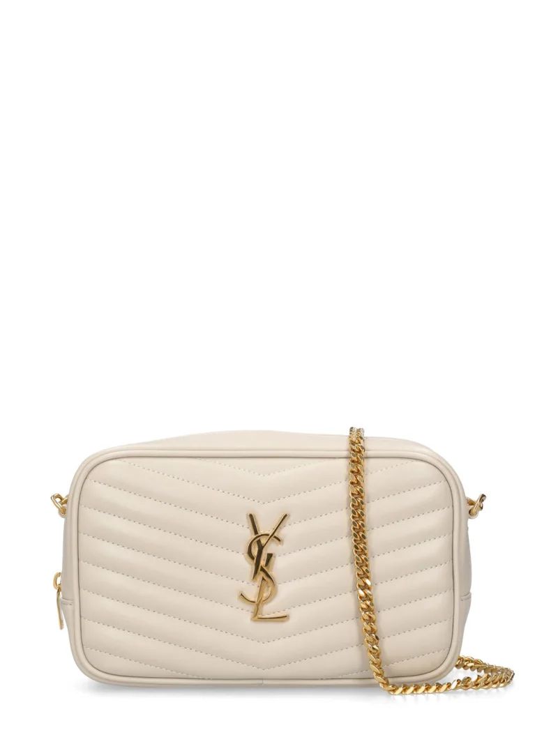 Mini lou leather shoulder bag - Saint Laurent - Women | Luisaviaroma | Luisaviaroma