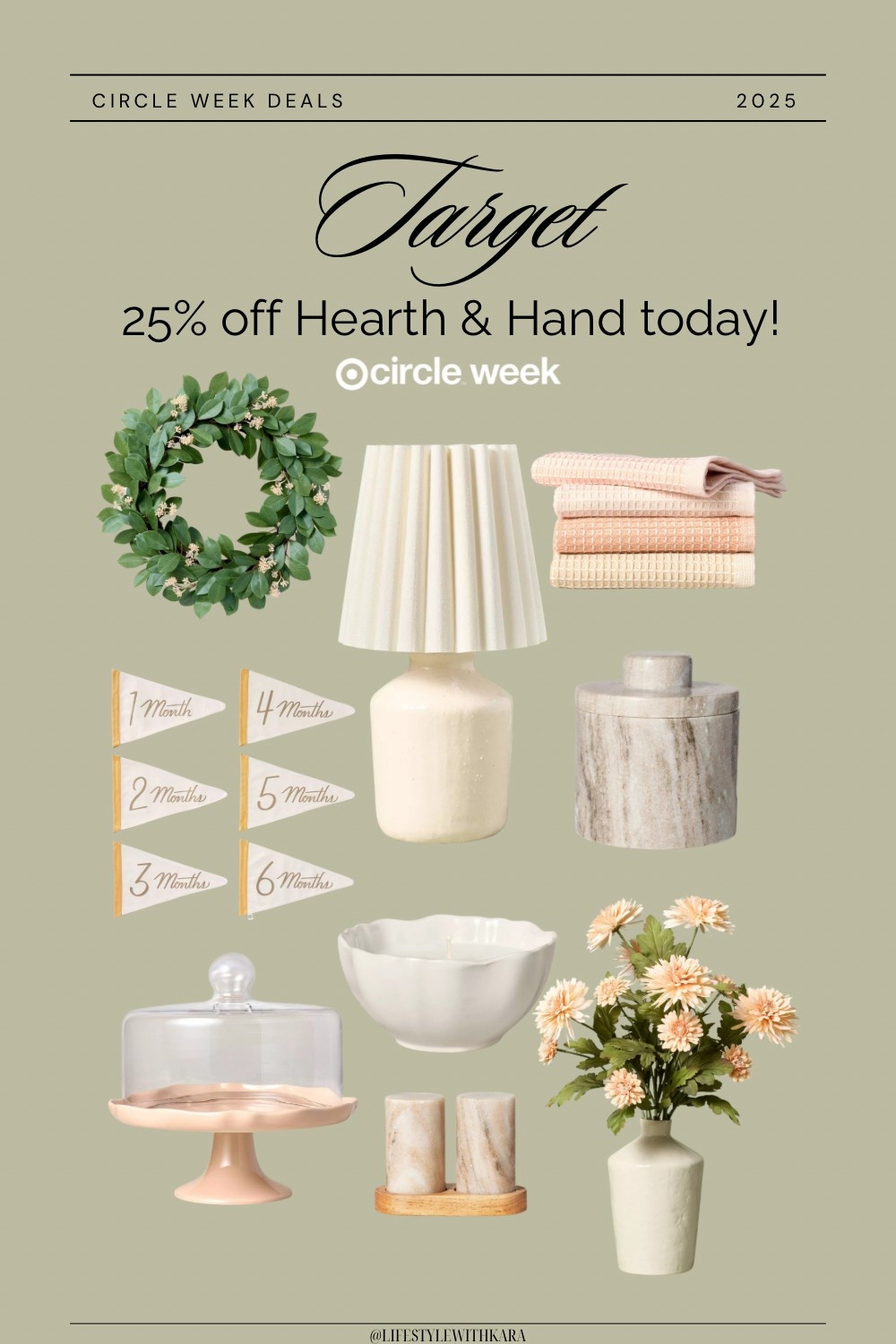 Target circle week deal of the day! 25% off Hearth & Hand today onltarget

#LTKFindsUnder50 #LTKHome #LTKSeasonal