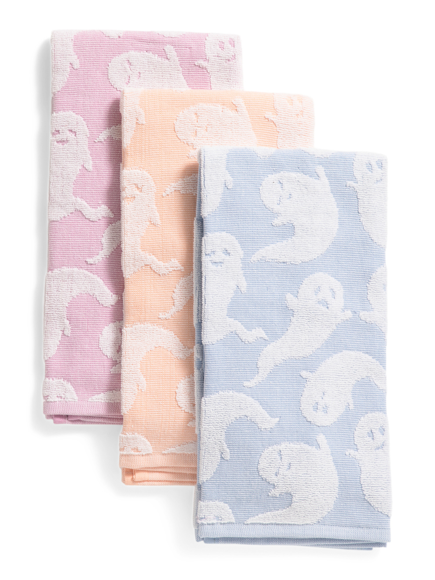 Set Of 3 Ghost Multicolor Kitchen Towels | TJ Maxx