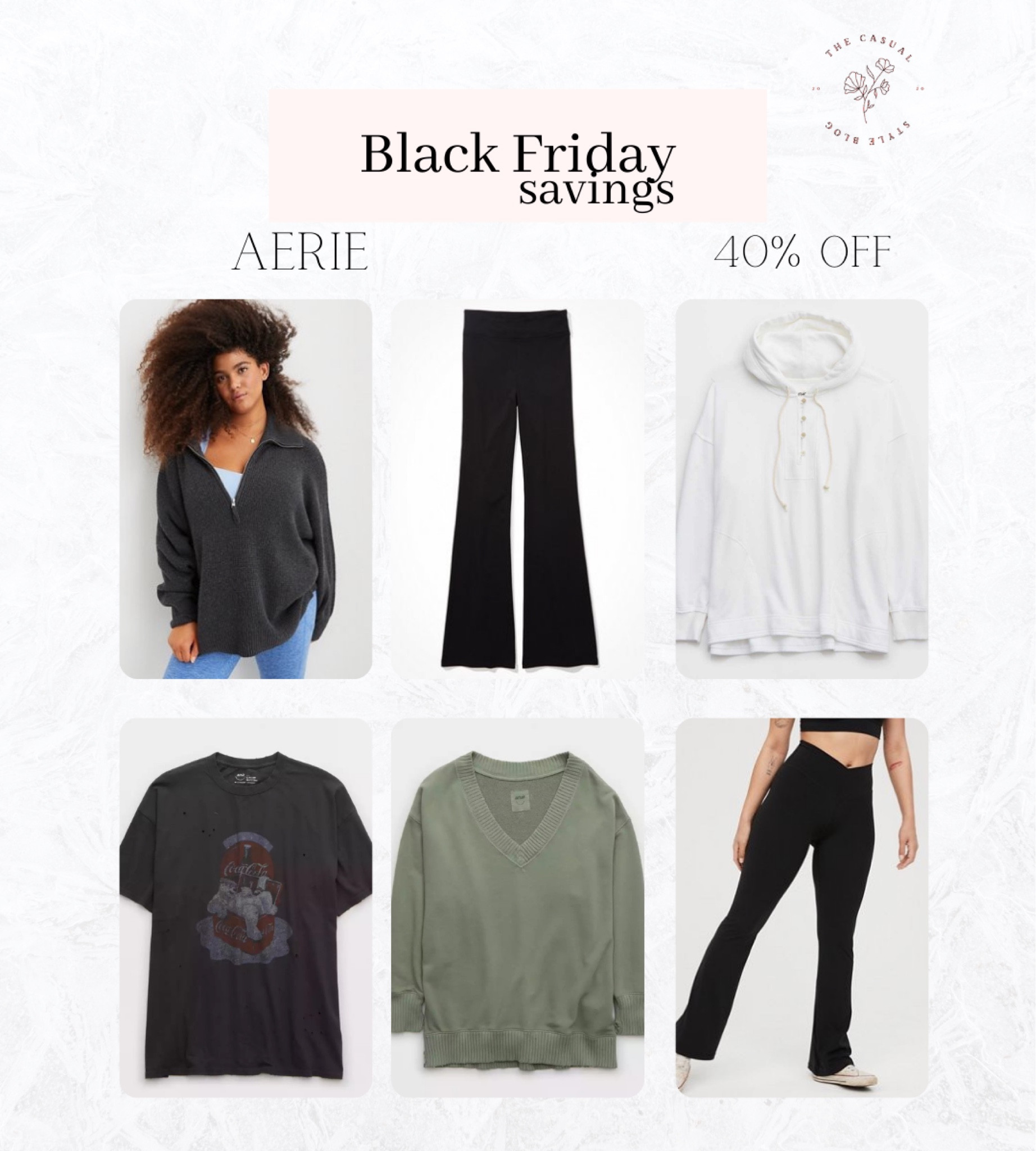 40% off the collection at Aerie! 



#LTKsalealert #LTKunder100 #LTKCyberweek