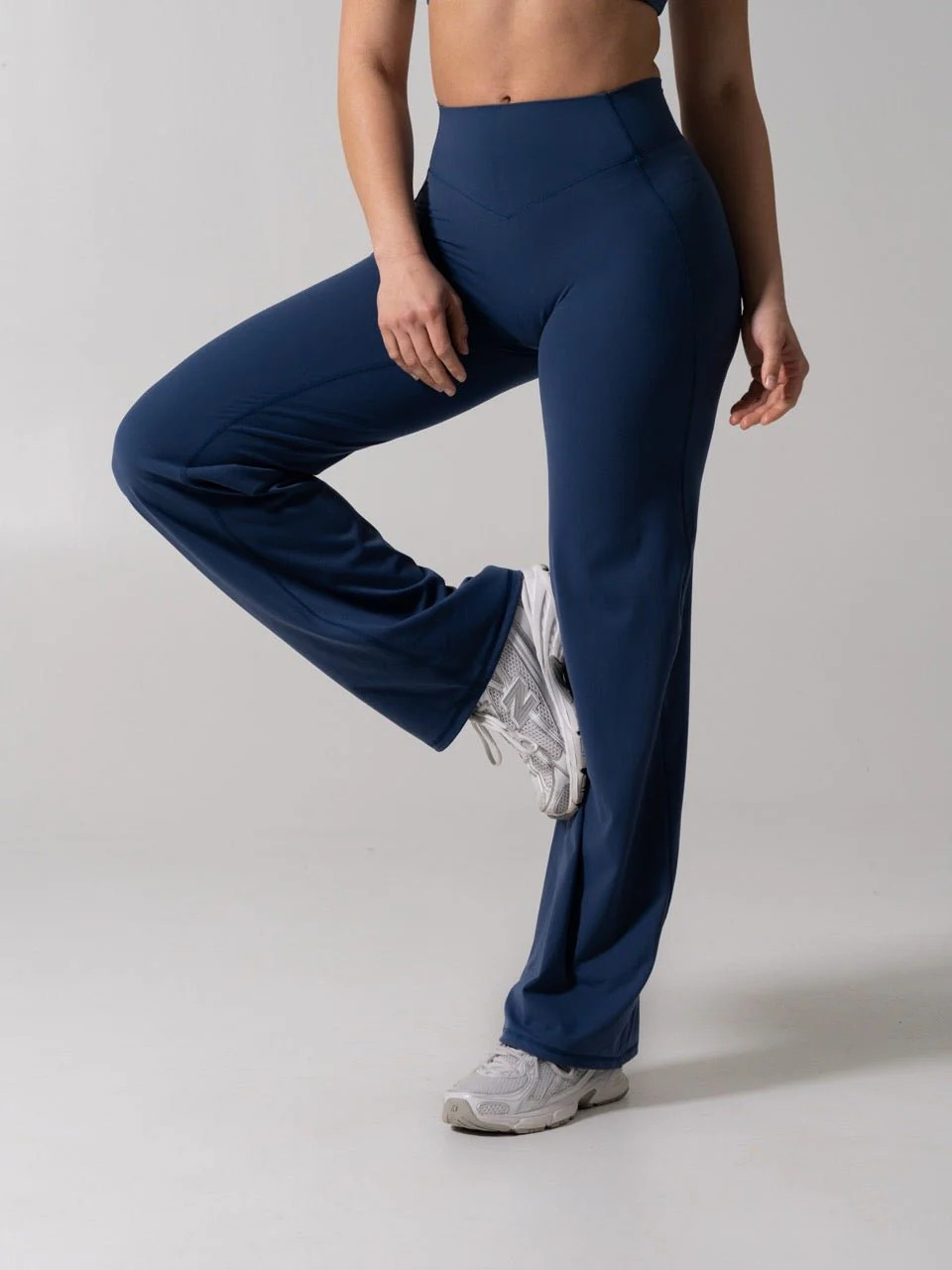 Poshknit Straight Leg Pant - Baked Blue | Buffbunny Collection