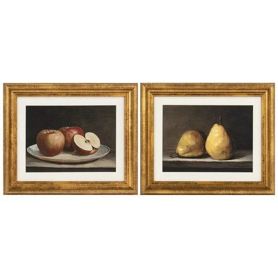 My Texas House Still Apples & Pears Framed Art 2pc Set 12x10 | Walmart (US)