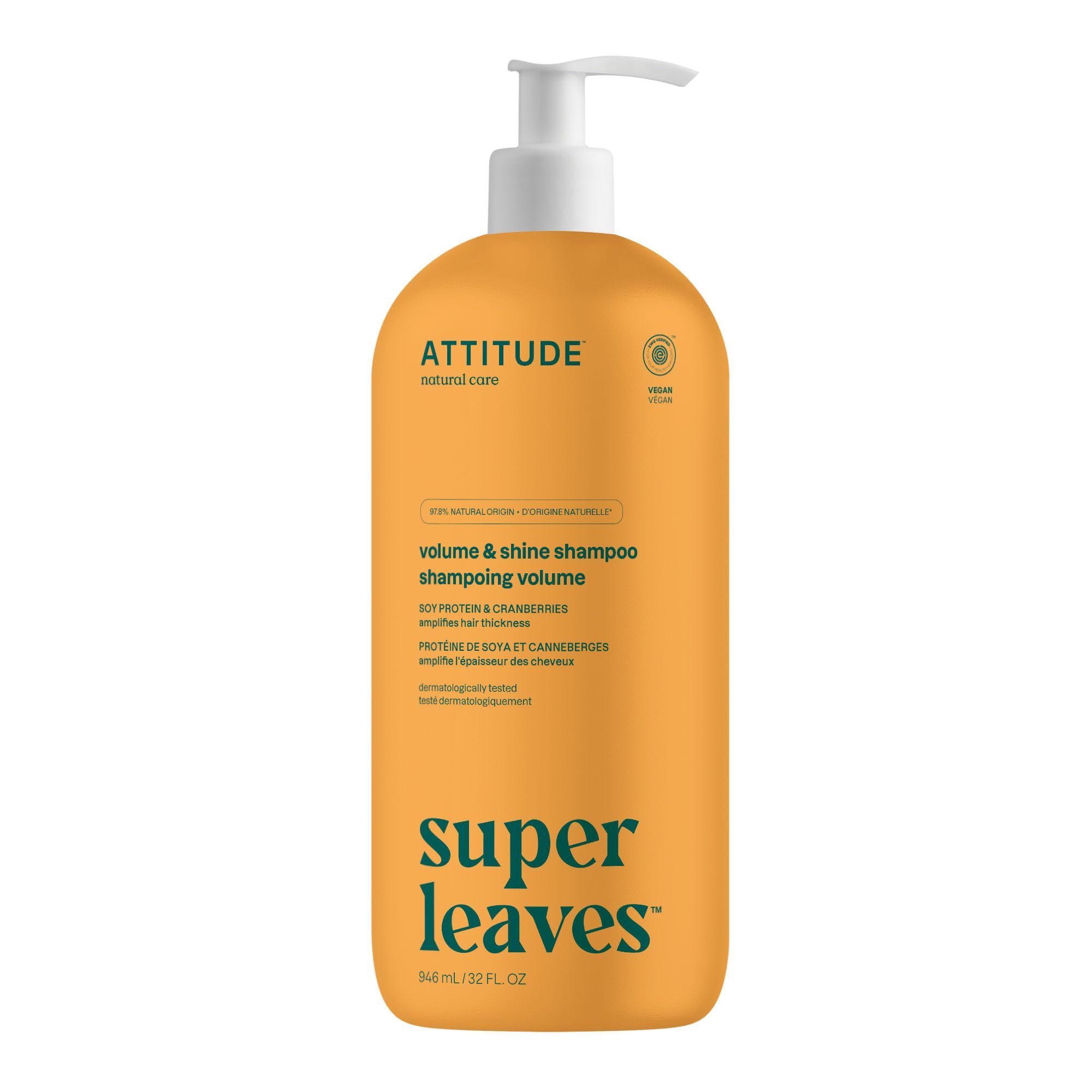 ATTITUDE Volume And Shine Hair Shampoo, EWG Verified, Dermatologically Tested, Plant- and Mineral... | Amazon (CA)