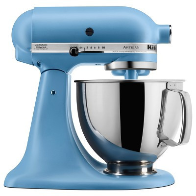 KitchenAid Artisan Series 5qt Tilt-Head Stand Mixer - KSM150PSVB - Blue Velvet: 10 Speeds, 325 Watts, Metal, Dishwasher-Safe | Target