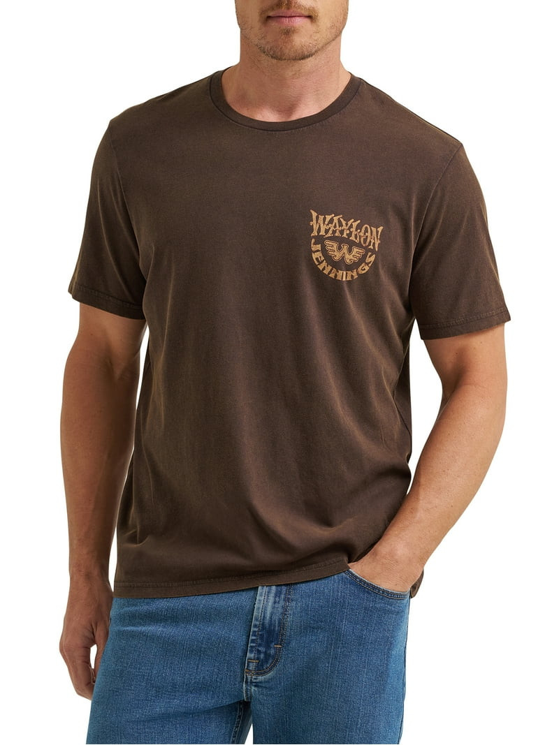 Wrangler® Men's Short Sleeve Waylon Jennings Graphic Tee, S-3XL | Walmart (US)