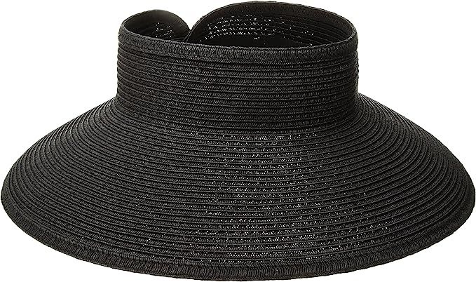 San Diego Hat Company Women's Ultrabraid Visor with Ribbon Binding, and Sweatband | Amazon (US)