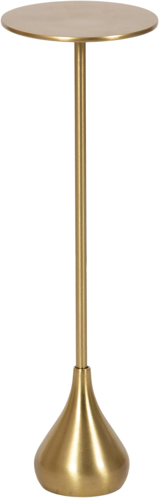 Kate and Laurel Hersi Decorative Modern Pedestal Drink Table; 7 x 7 x 20; Gold; Cast Aluminum Min... | Amazon (US)