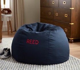 Anywhere Beanbag™, Navy Twill | Pottery Barn Kids