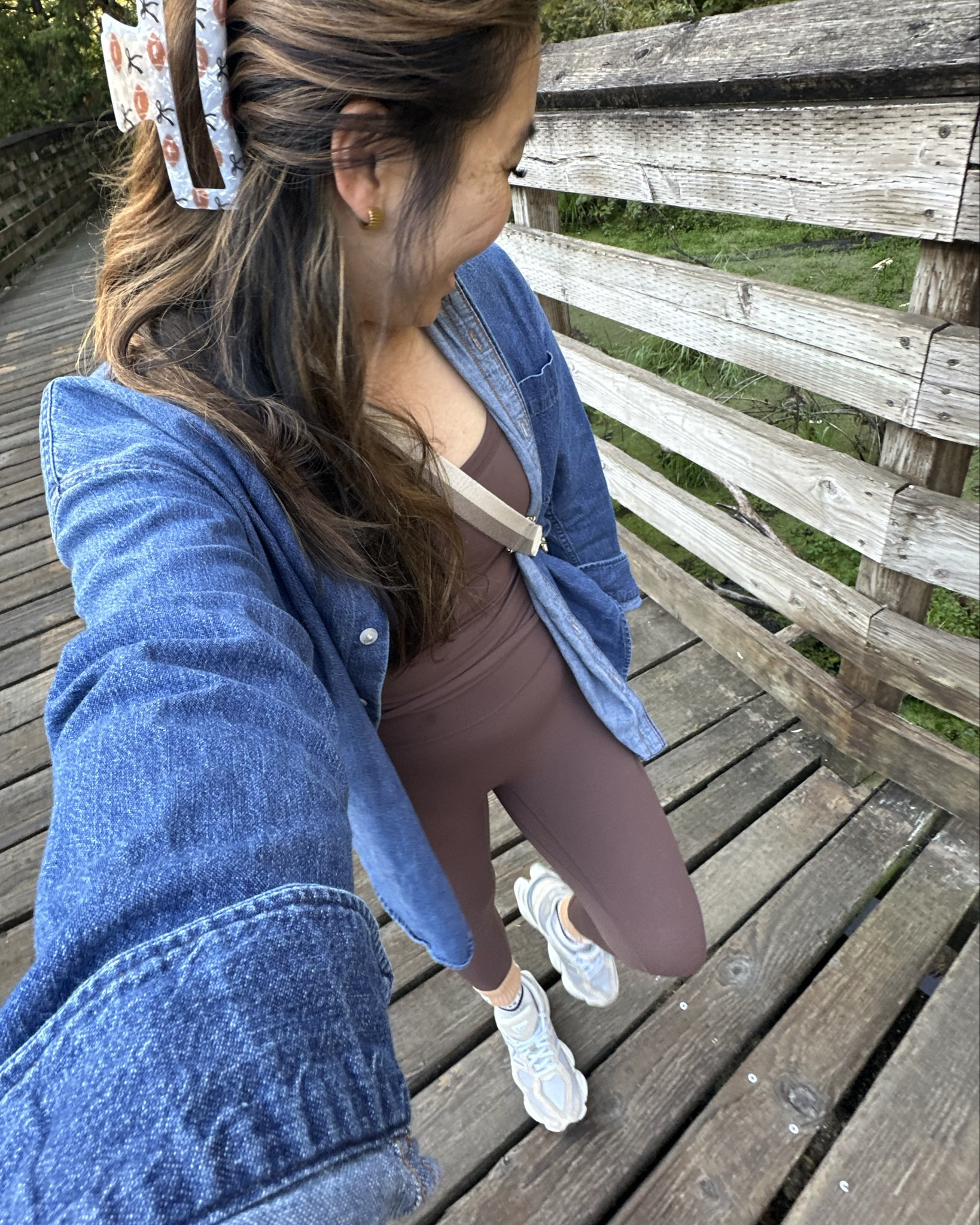 Matching Pilates yoga set brown chocolate mocha new balance errands elevated casual target accessories bag game day looks 

#LTKActive #LTKFallSale #LTKFindsUnder50