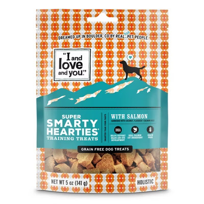 I and Love and You Super Smarty Hearties Natural Chicken Dental Dog Treats - 5oz | Target