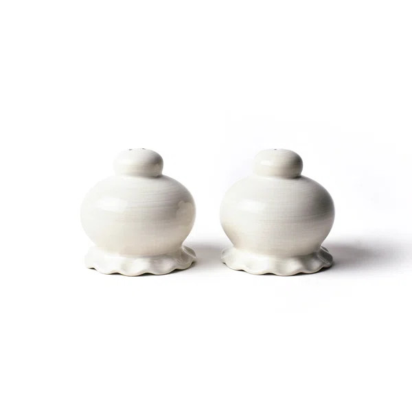 Coton Colors Signature Ruffle Salt and Pepper Shaker Set | Wayfair North America