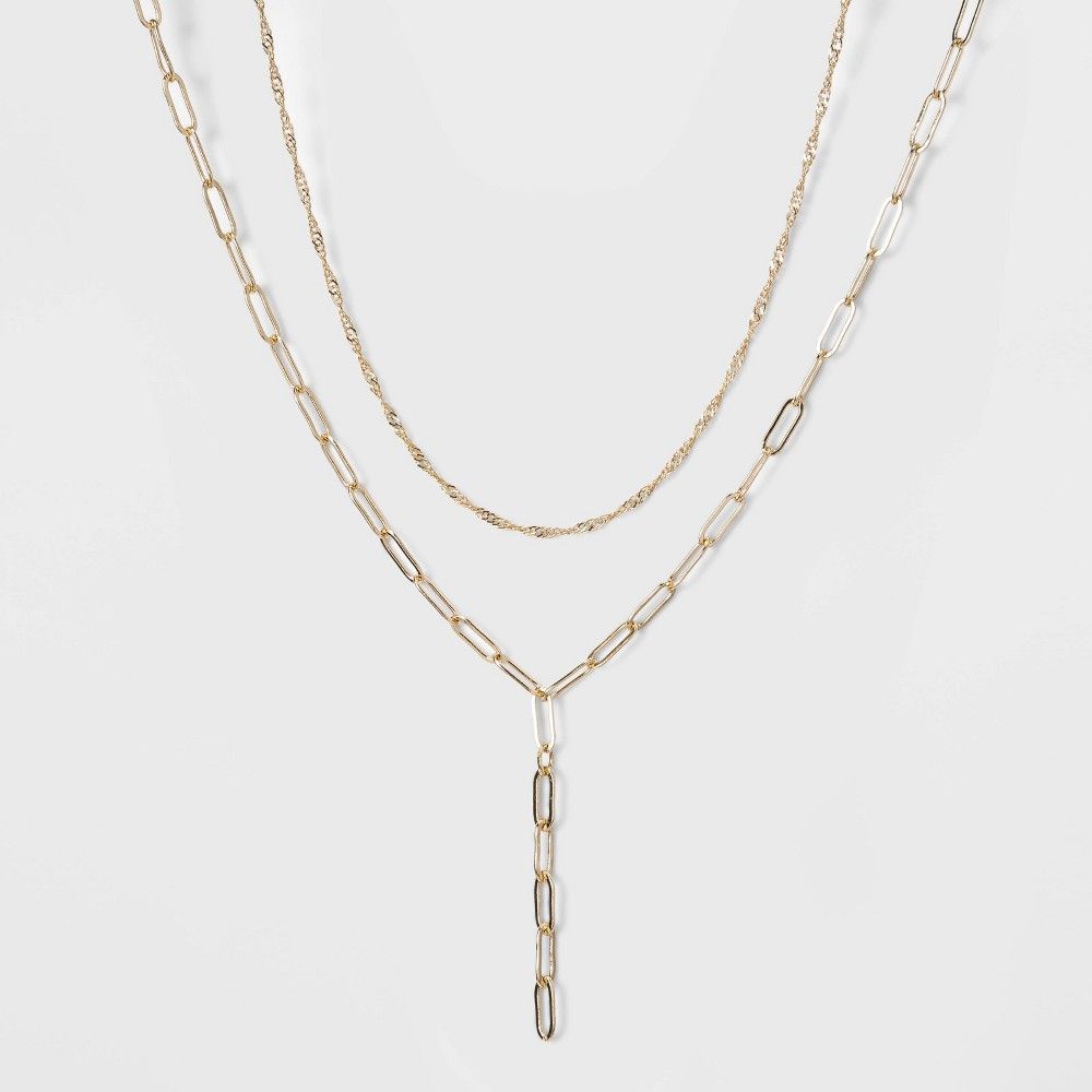 SUGARFIX by BaubleBar Layered Chainlink Necklace - | Target