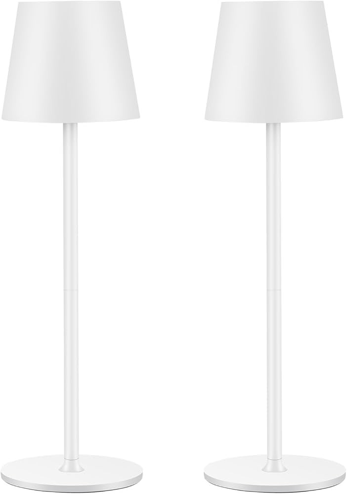 IMQSQIK Cordless Table Lamps USB Rechargeable Lamp Simplicity Desk Lamp Built-in 4600 mAh Battery... | Amazon (US)