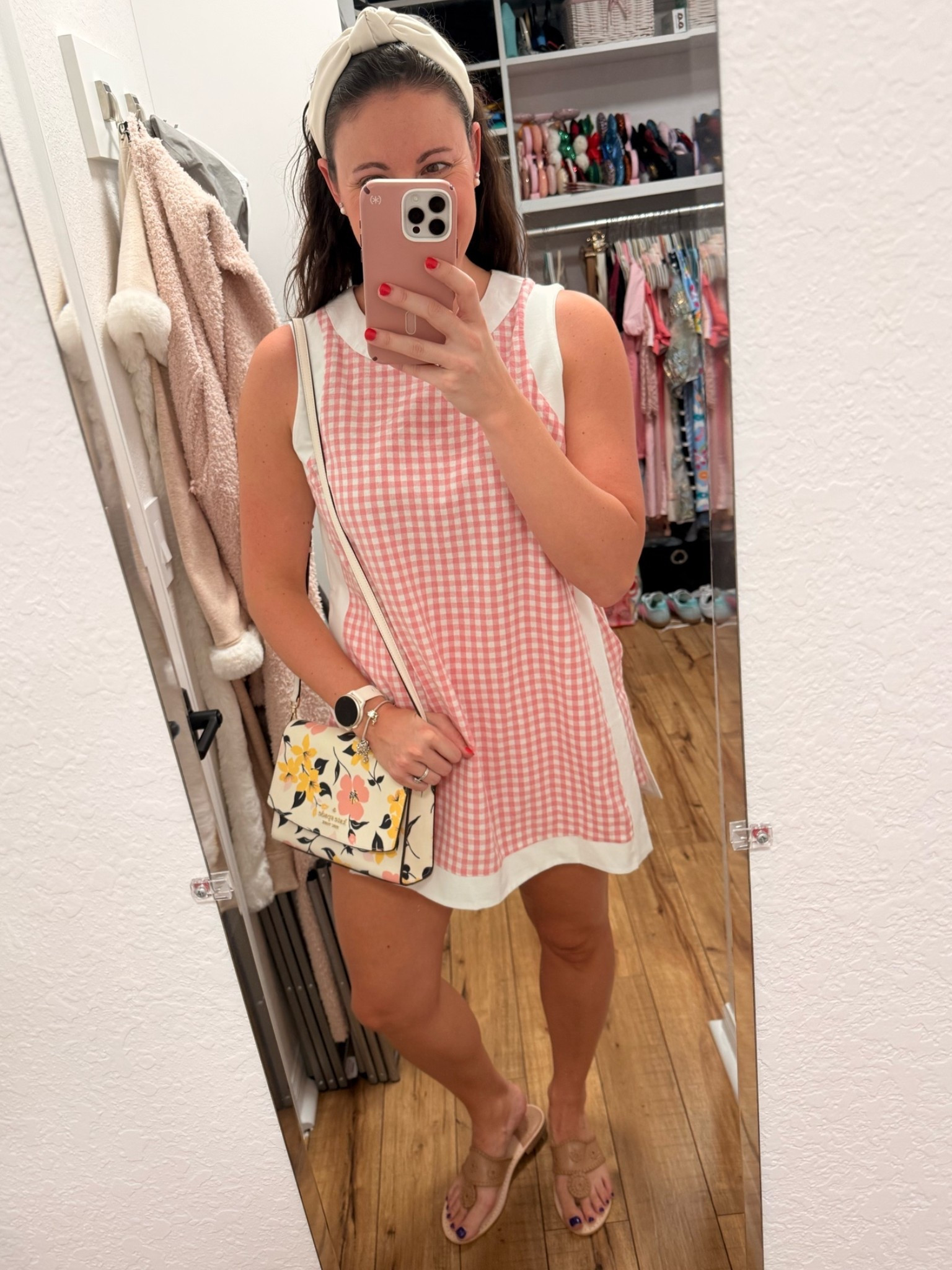 Afternoon outfit for appointments and errands! I am obsessed with this set from Amazon! You will love it too! It comes in multiple colors, both solids and gingham! Paired with a Kate Spade crossbody and Jack Rogers sandals, you can’t go wrong!

#LTKgrwm #LTKootd #LTKdayinmylife