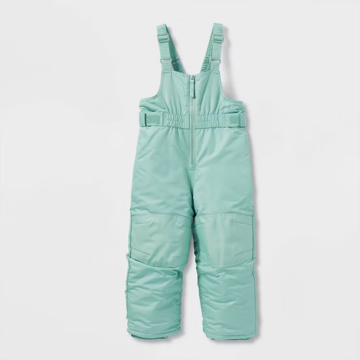 Baby Snow Bib - Cat & Jack™ Green | Target