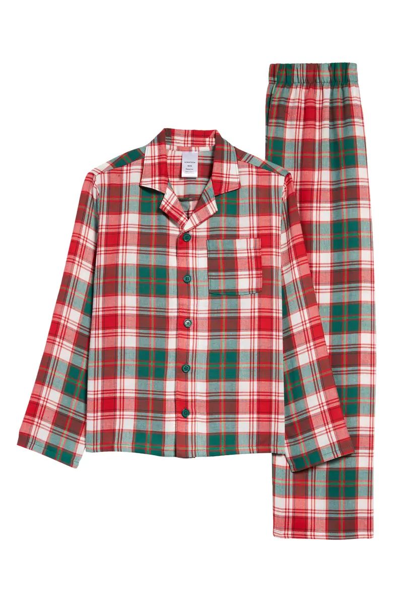 Kids' Matching Family Moments Flannel Two-Piece Pajamas | Nordstrom