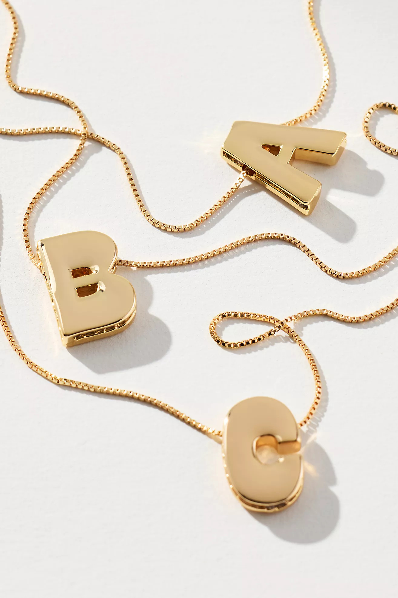 Delicate Monogram Necklace | Anthropologie (US)