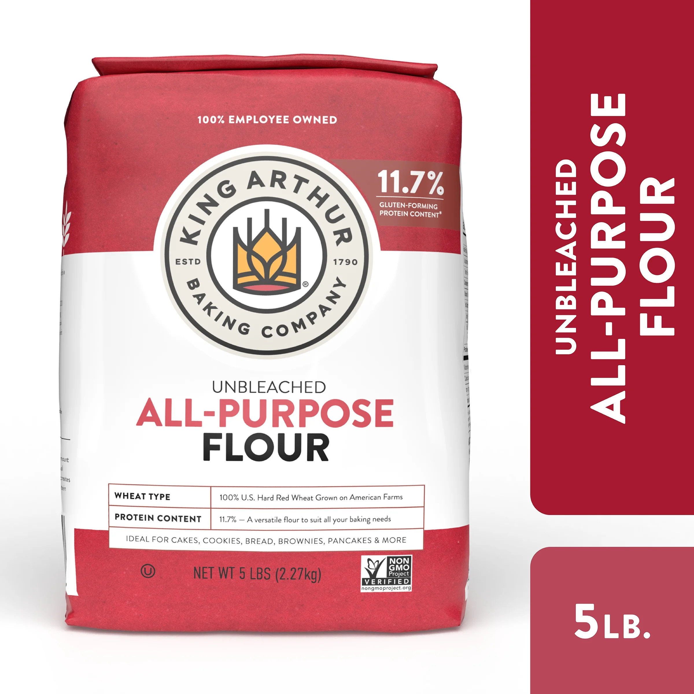 King Arthur Baking Company Non-GMO Project Verified, Certified Kosher Unbleached All Purpose Flou... | Walmart (US)