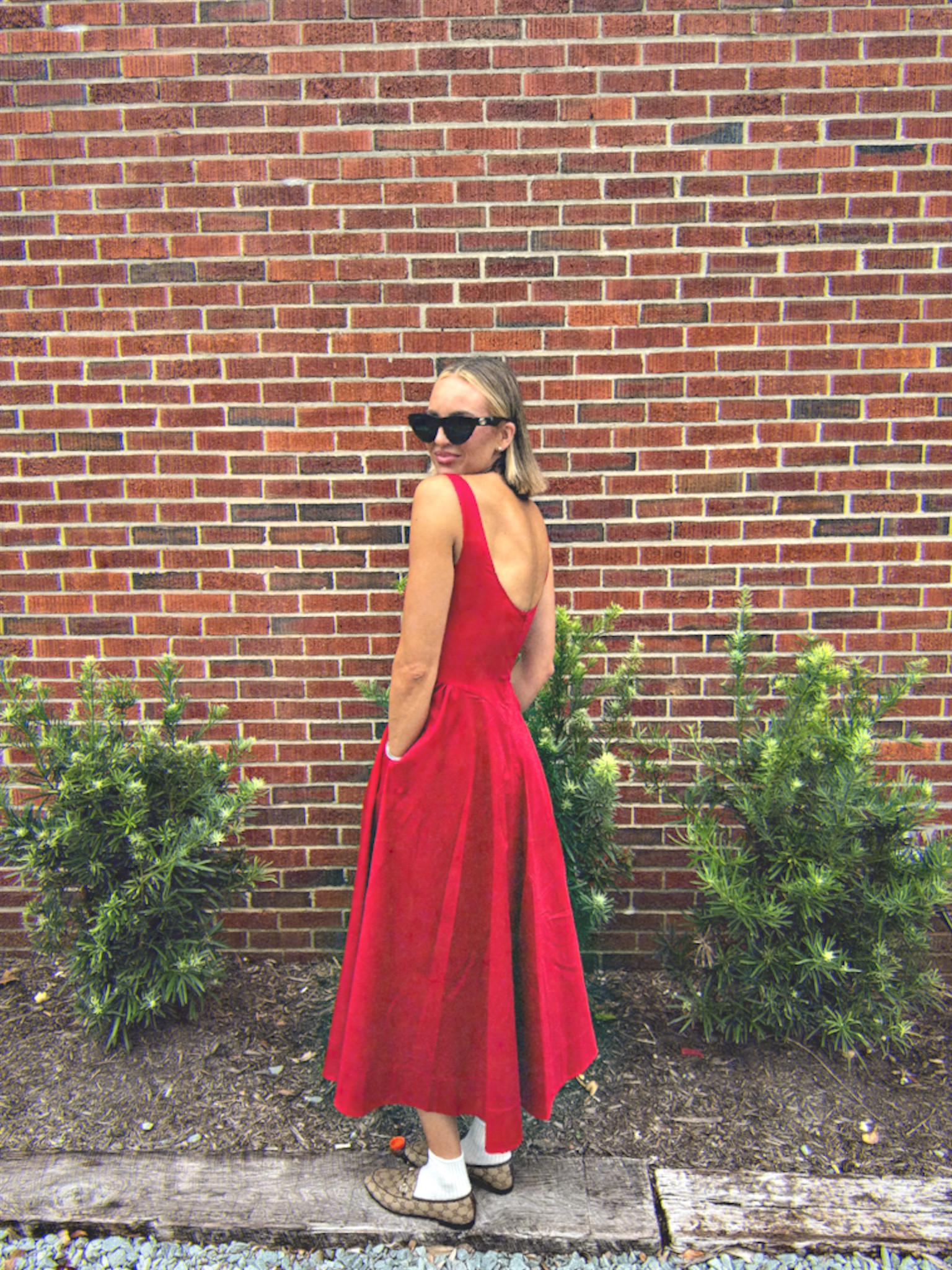 Wearing a small in the dress. Gucci loafers run a bit narrow, but I have wider feet.

#LTKStyleTip #LTKShoeCrush #LTKParties