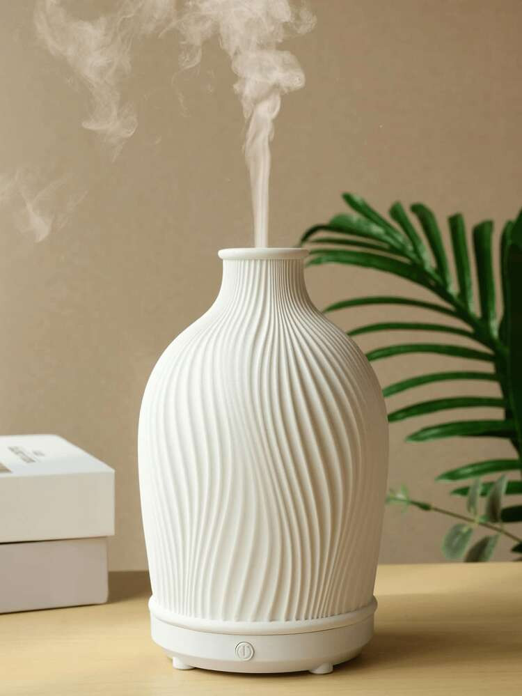 Ellestfun 1pc USB 5V 80ml Resin Ultrasonic Essential Oil Diffuser & Aroma Diffuser & Humidifier, Suitable For Small Room Aromatherapy Humidification | SHEIN