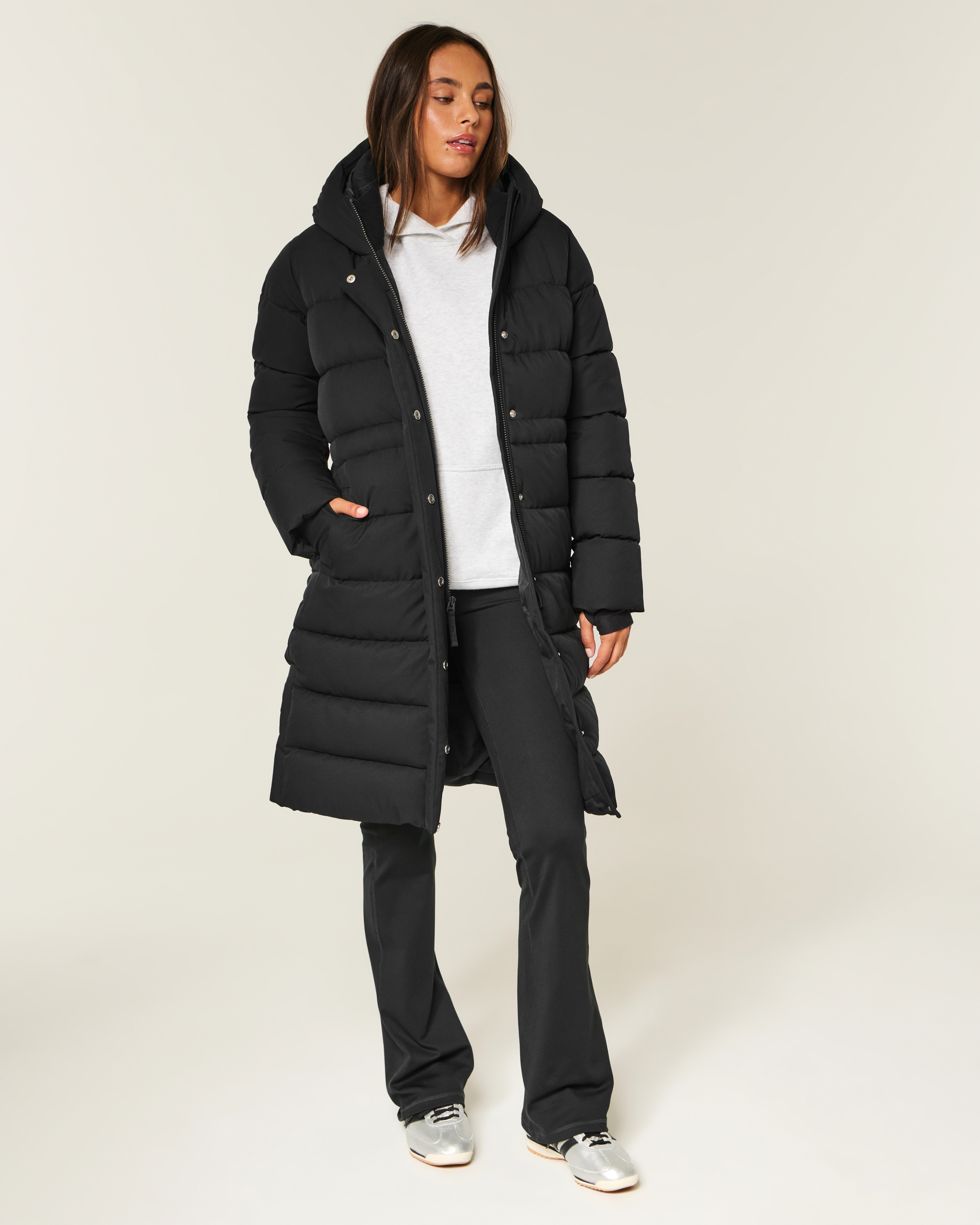 Longline Puffer Parka | Hollister (US)