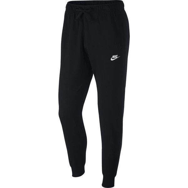 Men's Nike Sportswear Club Jersey Joggers Small Black/White Tall | Scheels