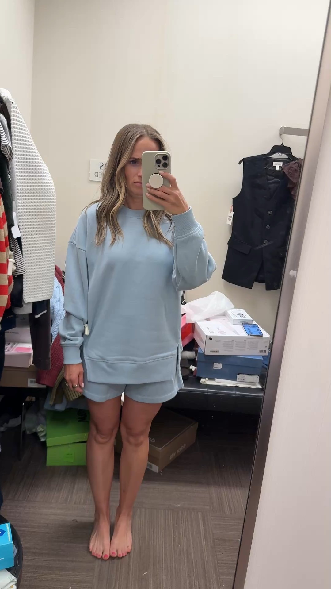 This lounge set is definitely NOT for me! I don’t like the fleece material and overall I just feel like it’s very unflattering.

#LTKStyleTip #LTKSaleAlert