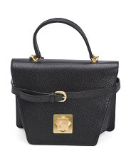 Made In Italy Leather Asymmetrical Satchel | Handbags | Marshalls | Marshalls