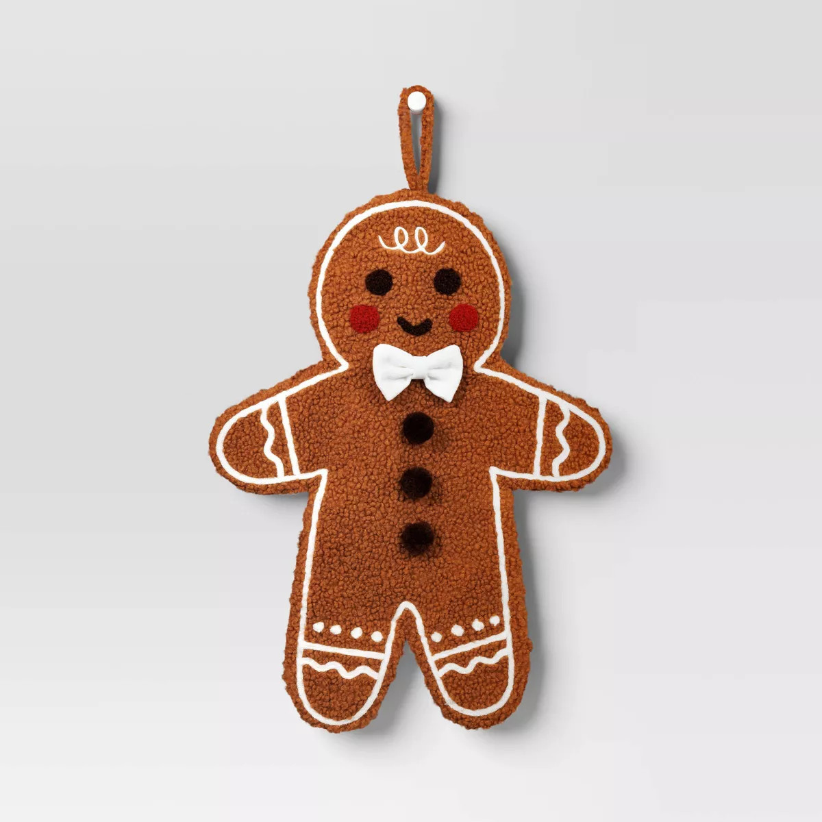 18" Christmas Faux Shearling Gingerbread Stocking - Wondershop™ | Target