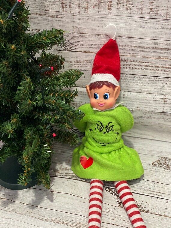 Elf Clothes Cute Green Elf Elf Shirt Christmas Sweater | Etsy | Etsy (US)