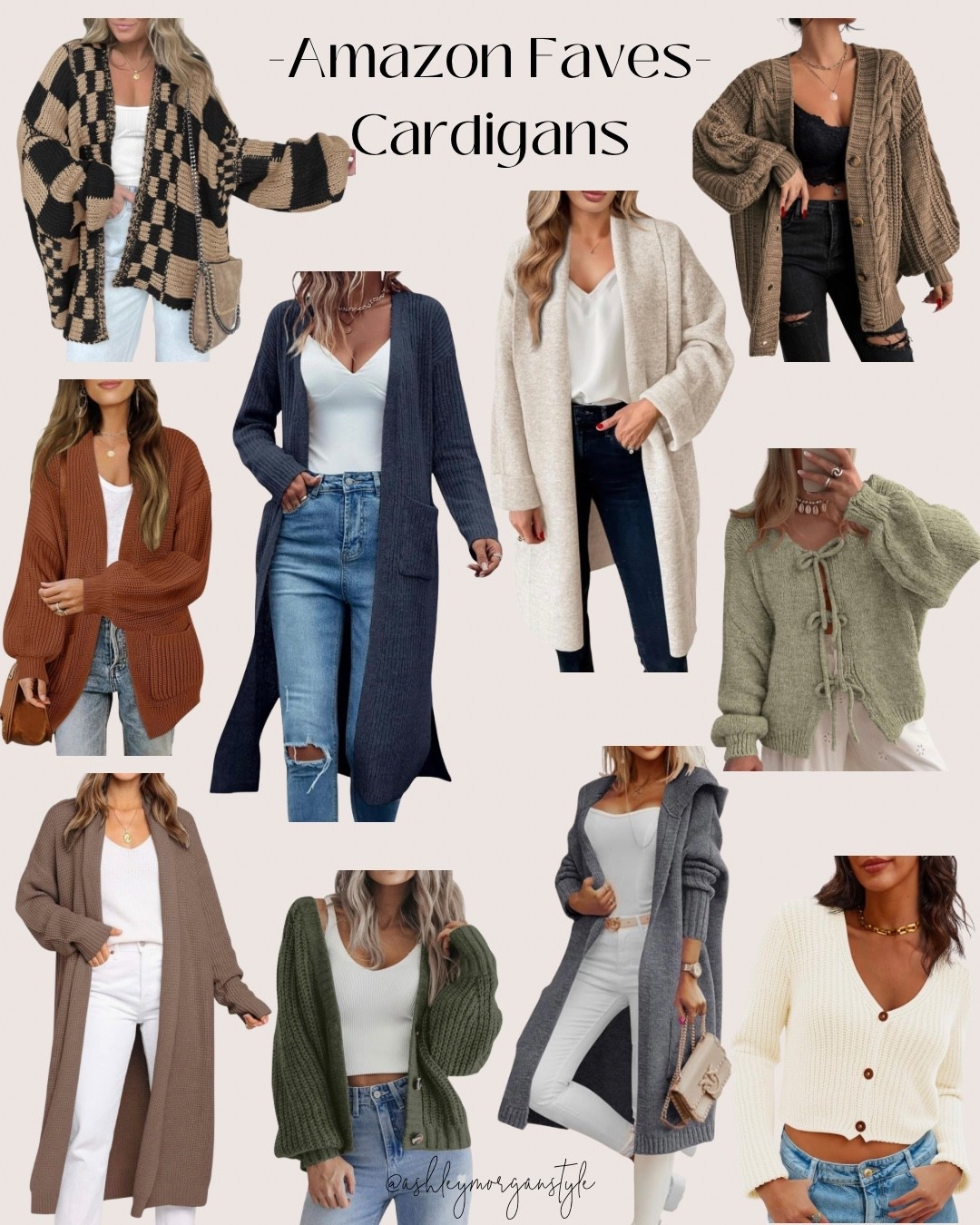 Rounding up some of my favorite cardigans from Amazon for Fall 🍂 all of them come in multiple colors 🤎

#fallootd #fallstyle #cardigan #amazonfinds #affordablestyle #casualstyle #casualoutfit #outfitinspo #workwear #capsulewardrobe #neutrals

#LTKSeasonal #LTKWorkwear #LTKFindsUnder50