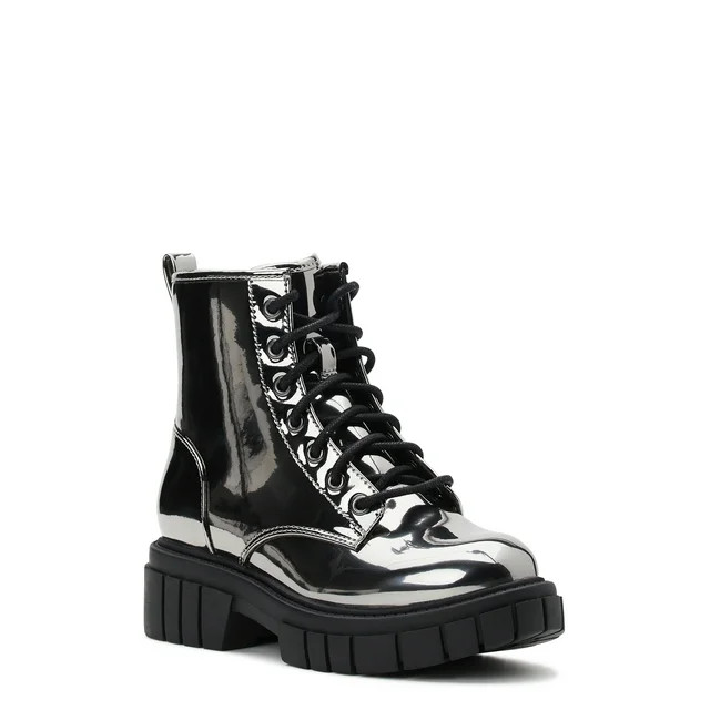 Madden NYC Little Girl & Big Girl Lug Bottom Combat Boot, Sizes 13-5 | Walmart (US)