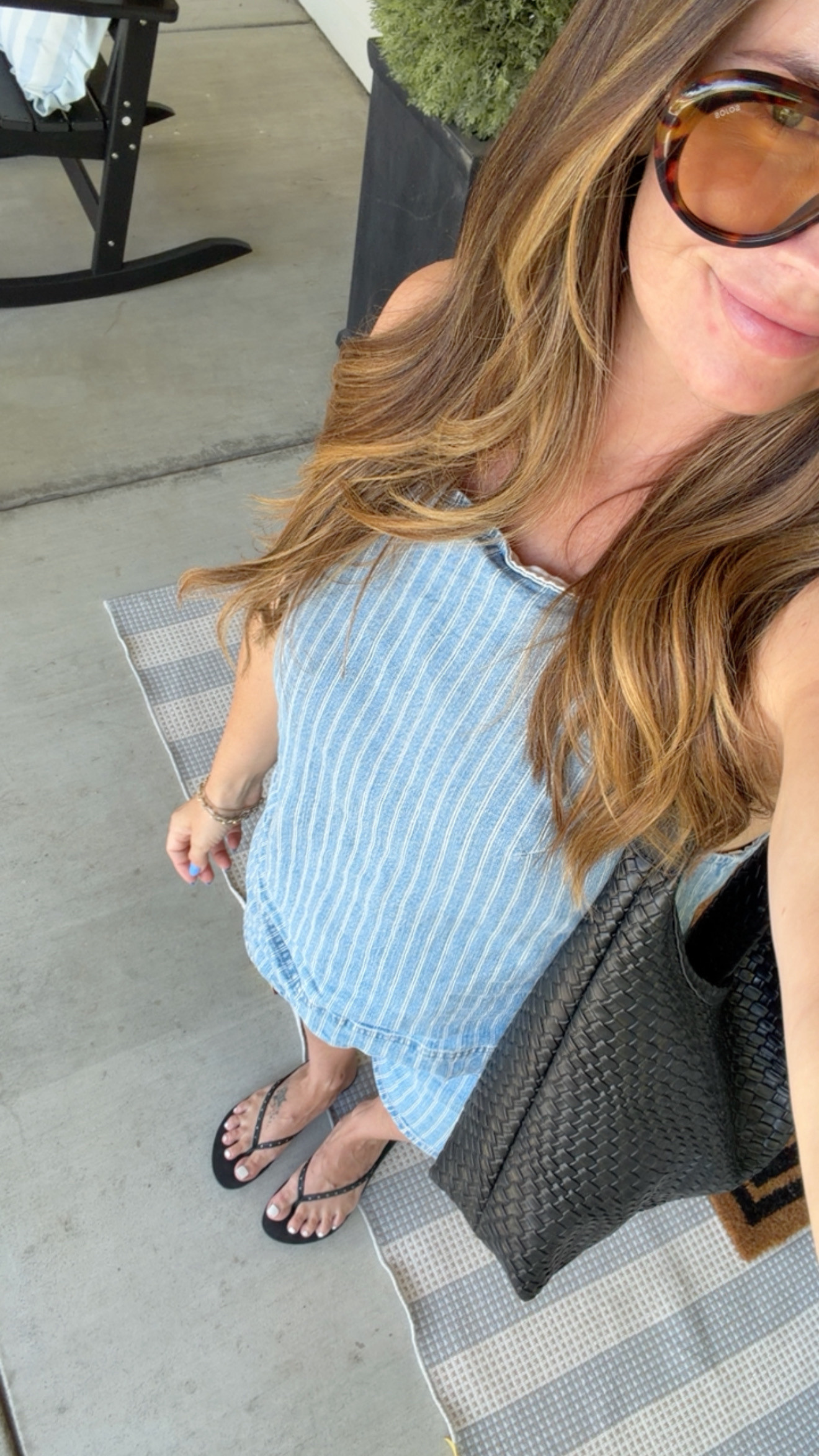 Still soaking up the summer sun ☀️

casual outfits, prefall fashion, matching set, denim, jean shorts, abercrombie, california, britt horton 

 #LTKootd