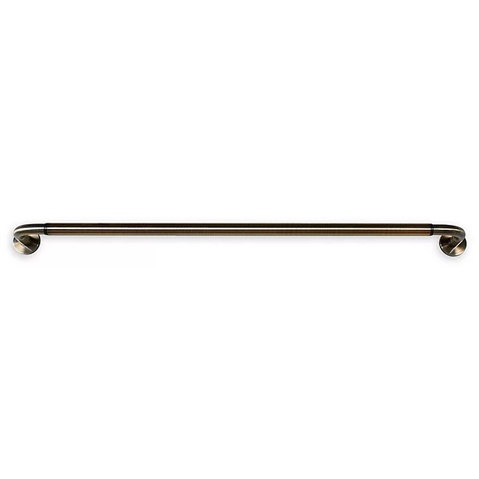 Versailles Home Fashions Adjustable Privacy Wraparound Curtain Rod | Bed Bath & Beyond