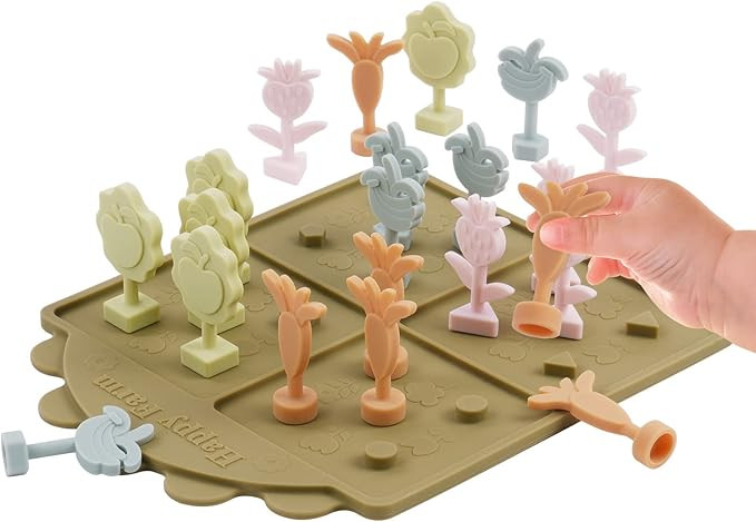 Vicloon Toddler Montessori Toys, Silicone Farm Educational Toys for 1 Year Old, Shape Sorting Veg... | Amazon (US)