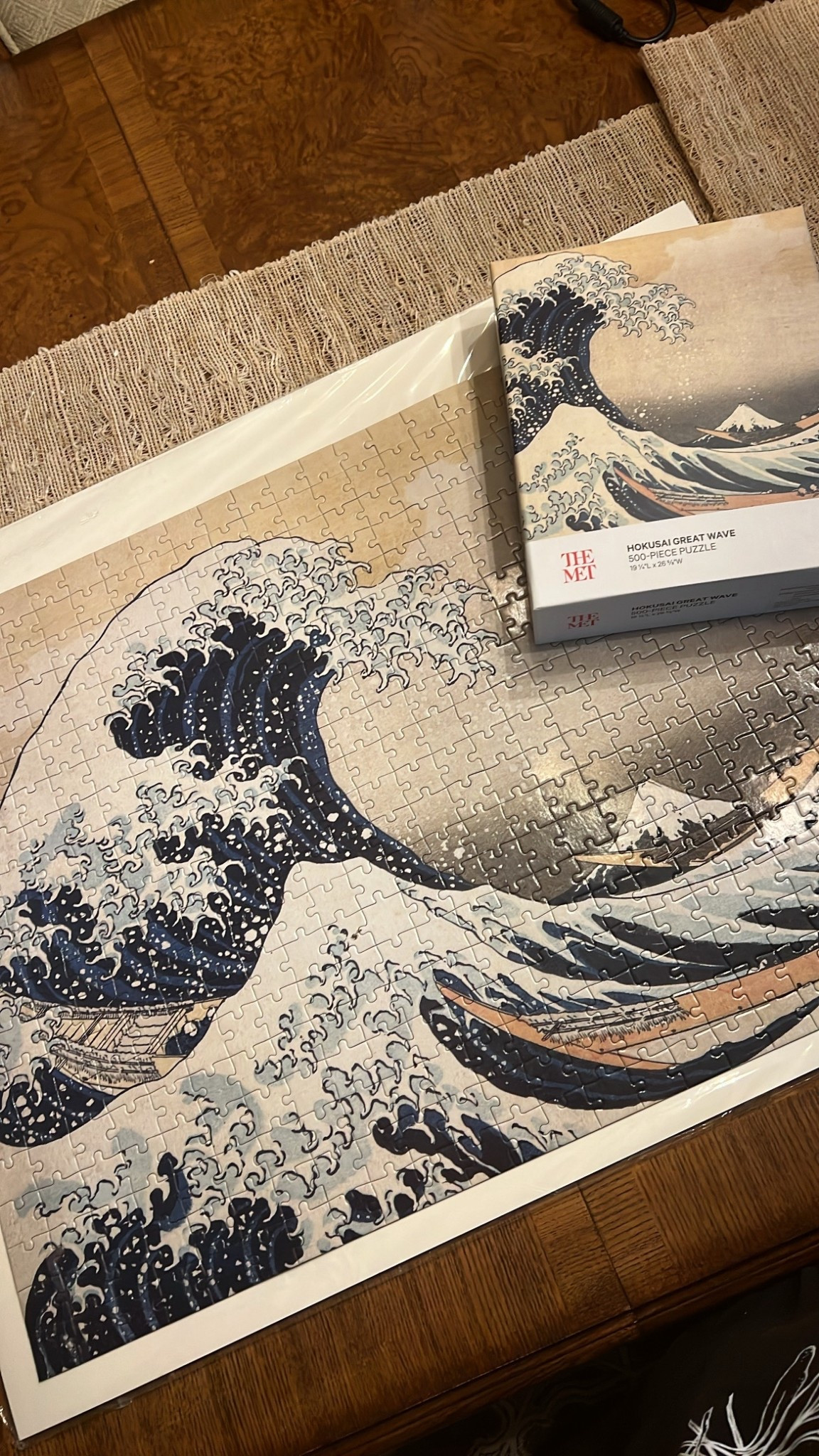 In my puzzle era and I’m definitely being more intentional now with the pieces I get. Can’t wait to hang this one up of The Great Wave by Hokusai. Got it during our trip The MET a few weeks ago. 💖

#LTKdayinmylife #LTKHome #LTKvlog