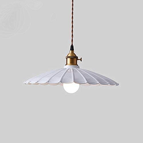 LAKIQ Colorful Indoor Single Pendant Light Lovely Scalloped Shade Mini Hanging Ceiling Lighting M... | Amazon (US)