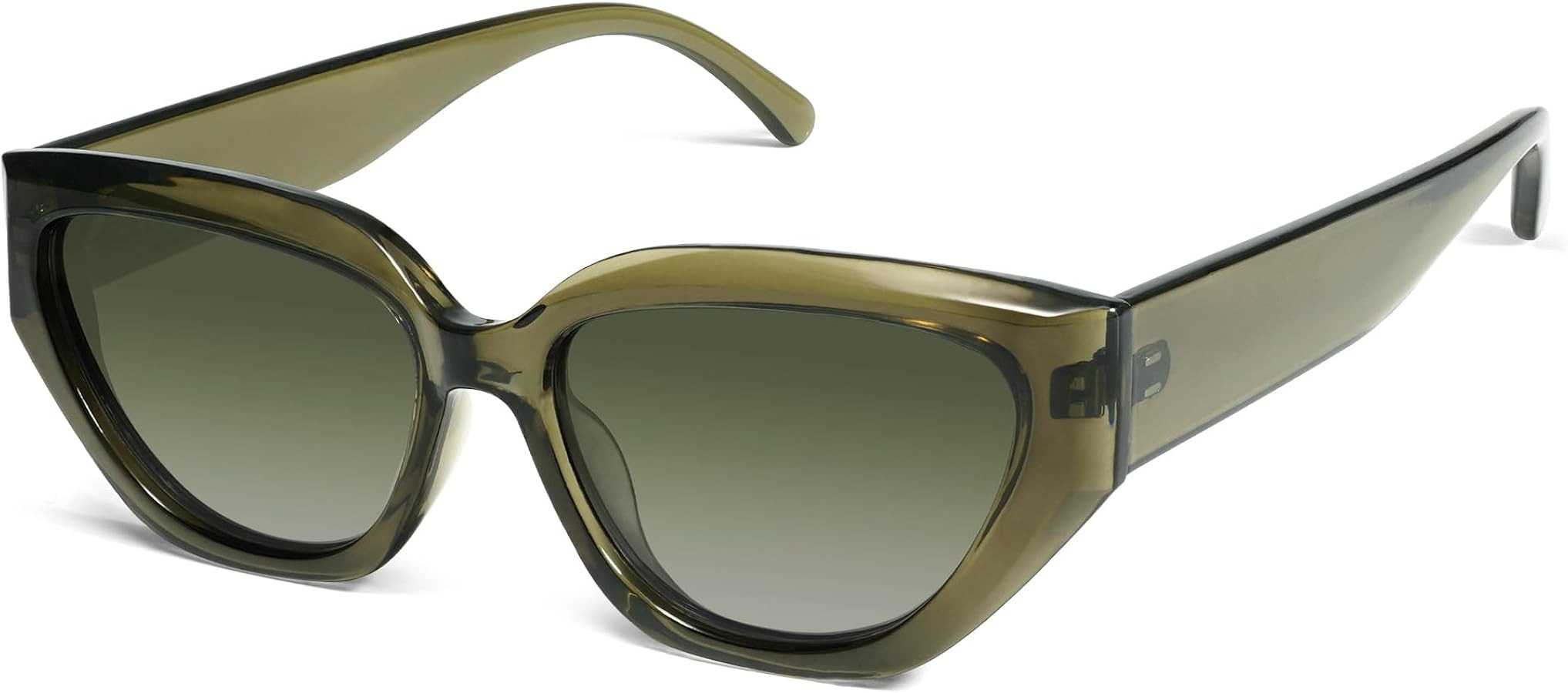 SOJOS Trendy Cute Cat Eye Polarized Sunglasses for Women Fashion Cateye Womens Sunnies SJ2237 | Amazon (US)