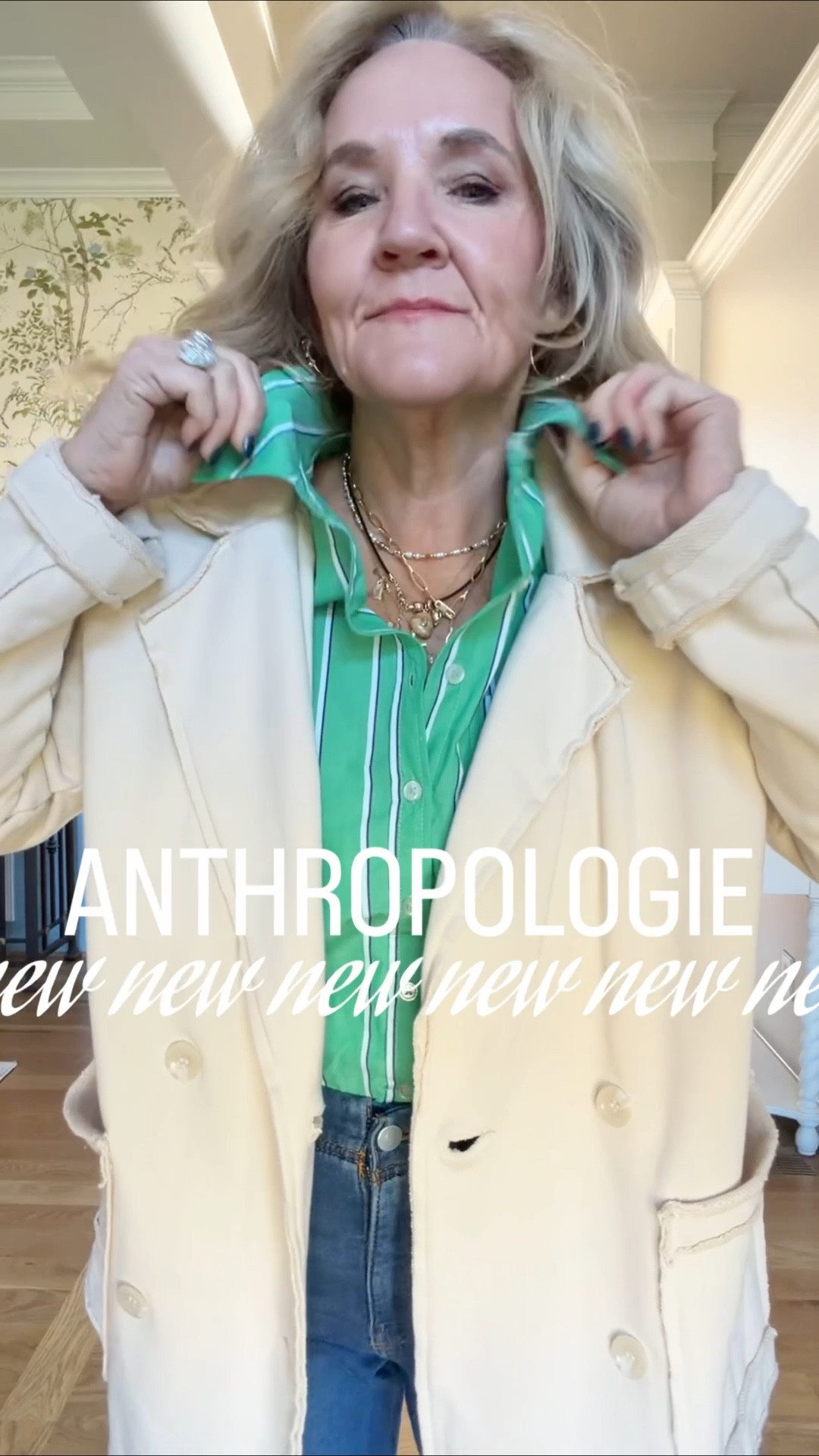 @anthropologie new arrivals! 
Sweatpants jeans size 29 petite they come in several styles. I am wearing the adi which is a Palazzo, they also come in the Izzy Paul lawn barrel and the Colette version
Striped glass size down to a small
Sweatshirt, blazer size medium
Dress dresses, size medium
Navy knit trouser size 8 petite
Sweater, blazer size medium
Peplin blouse size medium

Work outfits, travel, outfit, resortwear, Nashville outfit winter dresses spring dresses vacation dress French Terry jeans sweatpants jeans


#LTKOver40 #LTKWorkwear #LTKTravel