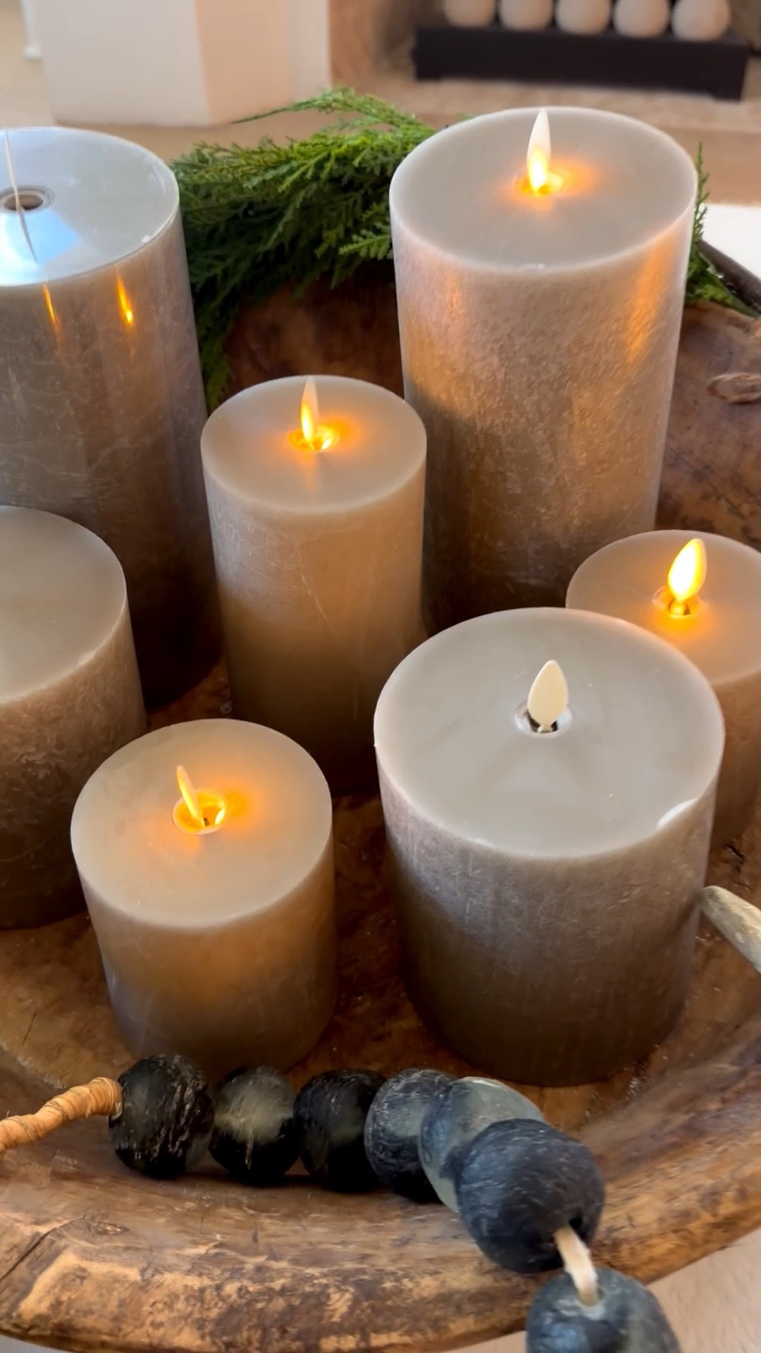 Christmas decor….just starting in on my coffee table set up! Ran
Out of batteries for half the candles n 

#LTKHoliday #LTKHome #LTKSeasonal