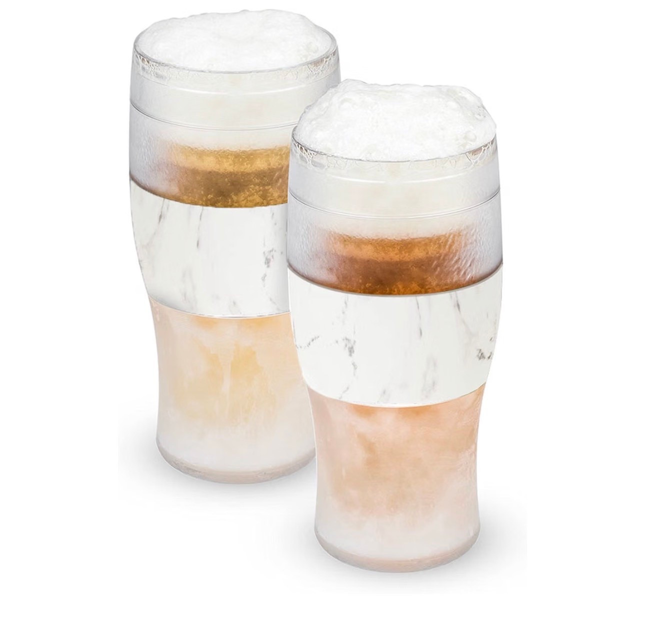 Host Freeze, Frozen Mugs, Freezable Pint Set, Beer Keep Your Drinks Cold, Double Walled Insulated Glasses, Tumbler for Iced Coffee, 16oz, Set of 2, Marble

#LTKSeasonal #LTKHome #LTKSaleAlert