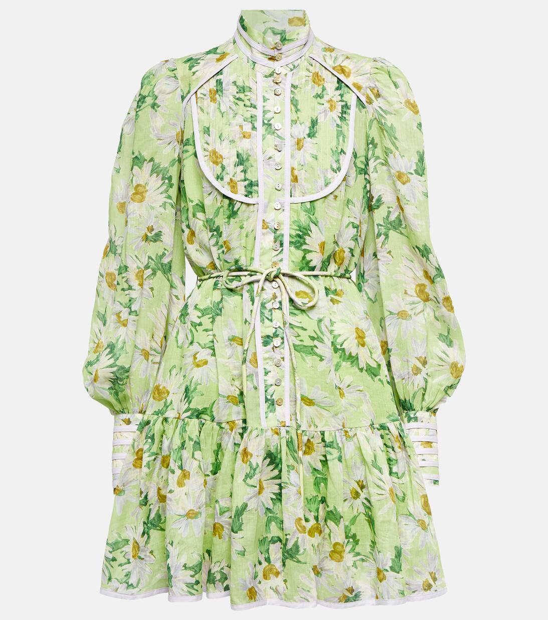 Astra high-neck floral minidress | Mytheresa (UK)
